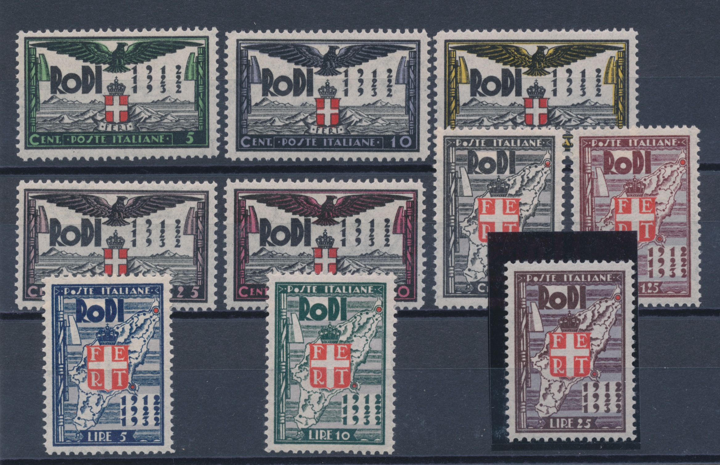 1926 Libia, Espressi # 9-10, MNH** Ottima Centratura