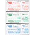 1997 Italia - Repubblica - Servizio Postacelere , n° 1/3 , MNH**