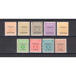 1943 SICILIA, Occupazione Anglo-Americana, n° 1/9 , 9 valori  MNH**