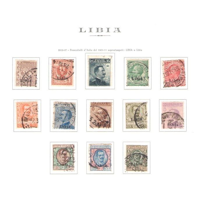 1912-15  LIBIA,  Michetti 15 cent grigio nero , n° 5 , Centratissimo  MNH**