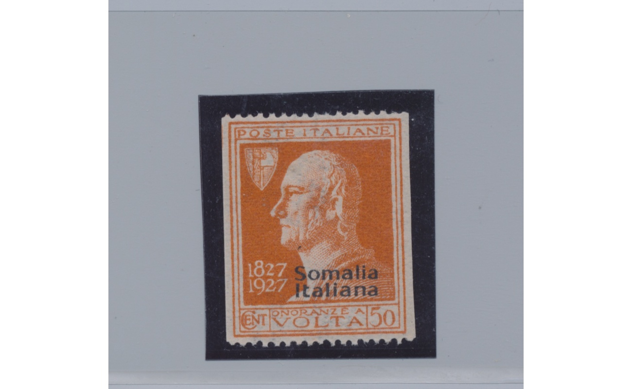 1927 SOMALIA - Volta , non dentellato verticalmente , n° 110f , MNH**