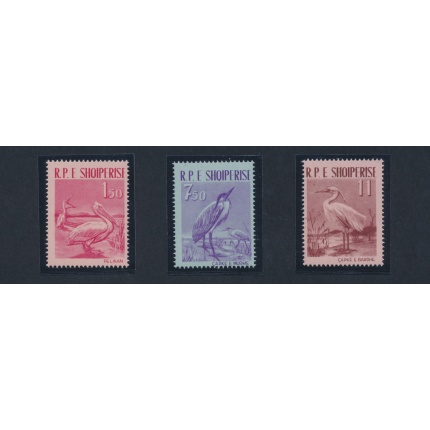 1961 ALBANIA, Fauna - Uccelli , n. 630/32 - MNH**
