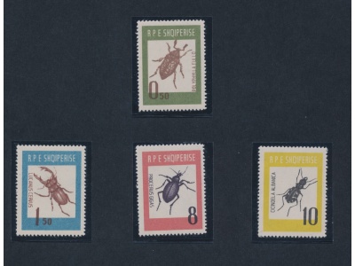 1963 ALBANIA ,   insetti , n° 735/738 , MNH**