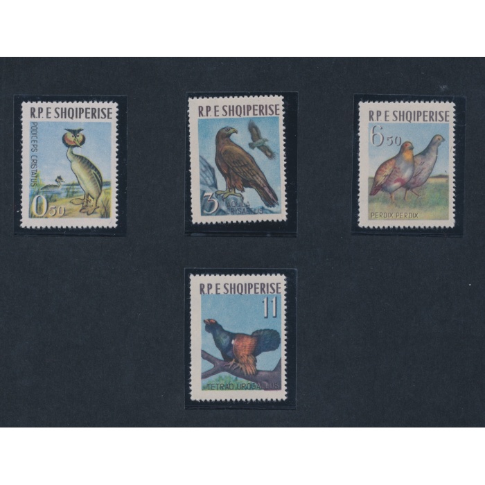 1963 ALBANIA ,   Fauna - Uccelli , n° 741/44 , MNH**