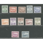 1938 ANTIGUA, Stanley Gibbons n. 98/109 , Effige in riquadro di Giorgio VI , 12 valori - MNH**