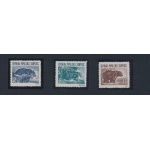 1961 ALBANIA, Fauna - Mammiferi , n. 627/29 - MNH**