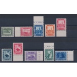 1932 SOMALIA - Serie Pittorica, Dentellata 12 , 10 valori , Serie Incompleta spezzature, MNH**