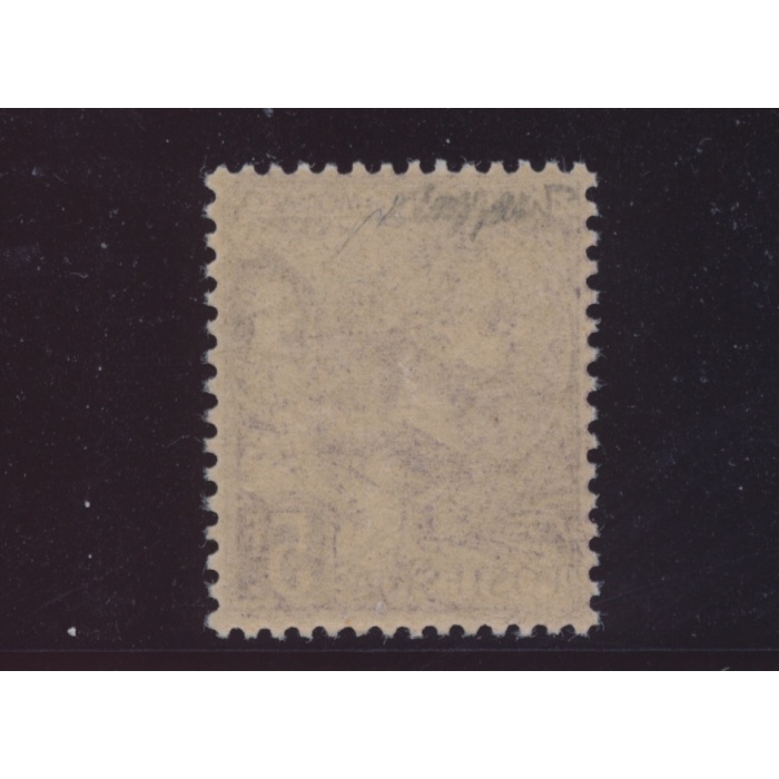 1921 MONACO , n° 46 - 5 Franchi Violetto , Ottimamente Centrato , Firmato Caffaz , MNH** (Certificato Caffaz)