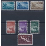 1949 TRIESTE B, Posta Aerea , n°10/16 , soprastampa Din , 7 valori , MNH**