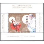 2020 Austria - Natale -  Emissione Congiunta con Vaticano - Foglietto - MNH**