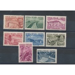 1953 ALBANIA - Ricostruzione Serie Ordinaria , Yvert n. 454-61 , MNH**
