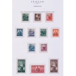 1949-50 TRIESTE A - Democratica 12 valori , n° 56/67 La serie completa , MNH**