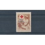 1953 TRIESTE B, n° 93a - Pro Croce rossa - Doppia Stampa della Croce , MNH** - Firma Enzo Diena 