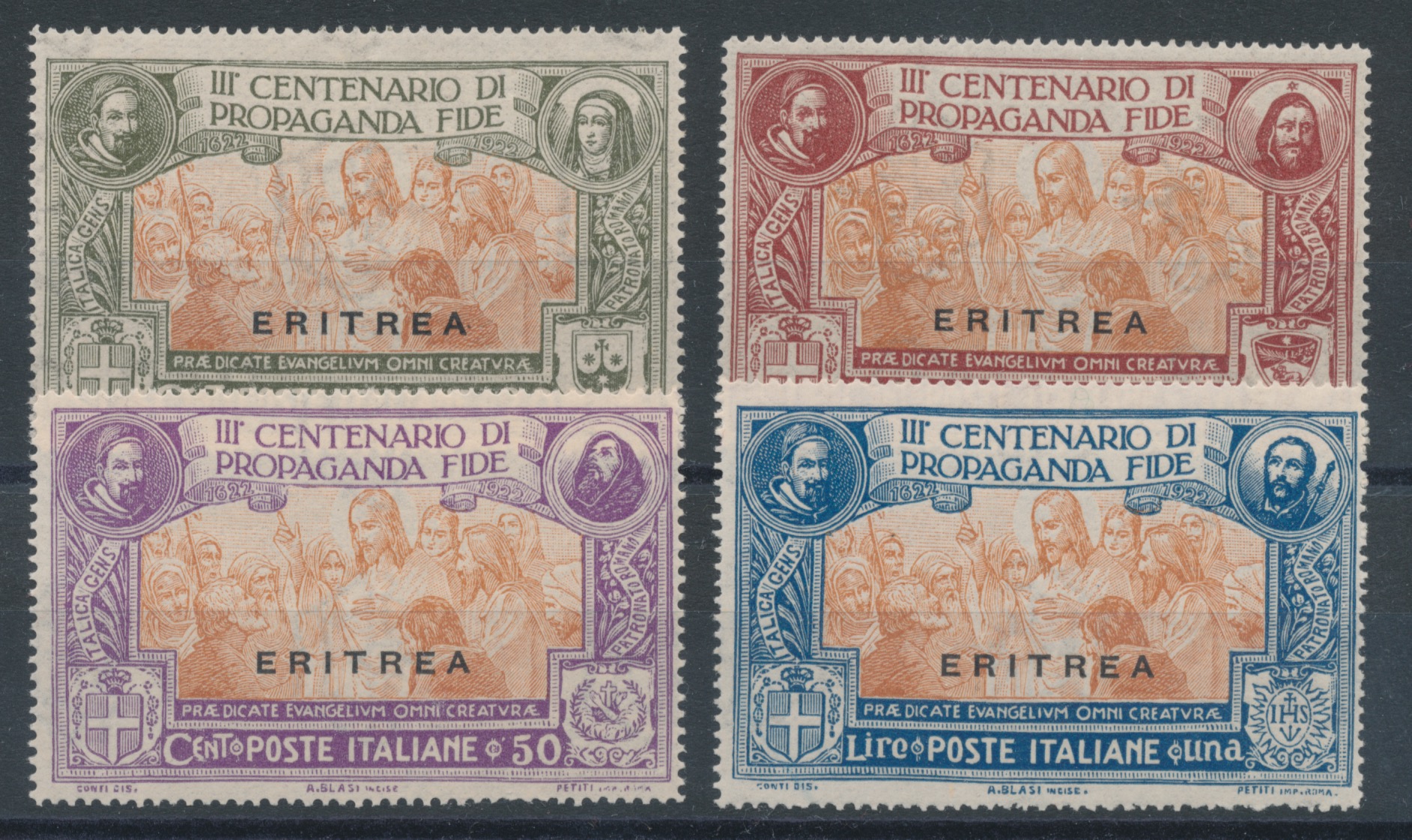 1852 Modena, # 4A, 25 cent verde Ritirato e non venduto, MNH**