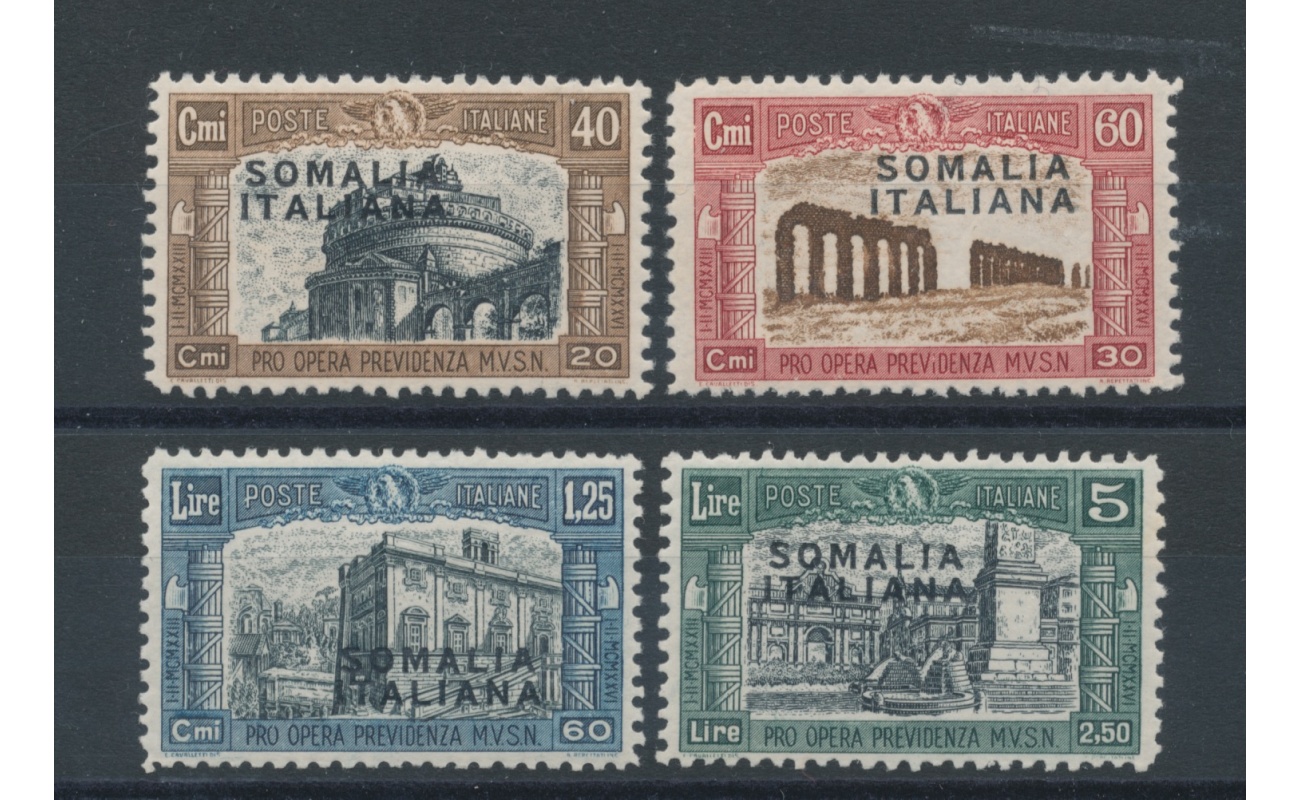 1927 SOMALIA - Milizia I , n° 105/108 ,  4 valori , MNH**