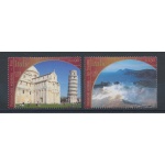 2002 Onu Ginevra "Unesco Patrimonio Mondiale Italia" Emissione Congiunta n° 2682/2683 -   MNH**