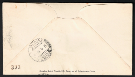 1950 Vaticano, Guardia Palatina n. 140/142, Venetia n. 70, Viaggiata