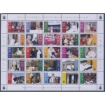 2003 Polonia , Immagini Anni Pontificato di Giovanni Paolo II , Emissione Congiunta con BF 26 , 1 Foglietto , MNH**