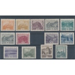 1929 Austria - n° 378-389 , Vedute e paesaggi , 13 valori , MNH** (manca -miss 383A)