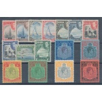 1938-53 BERMUDA , Giorgio VI , N° 110/121 Stanley Gibbons , MLH*