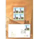 2020 Italia - Basilica di Aquileia - Emissioni Congiunte - Folder - Italia-Smom-Vaticano - Francobolli in Quartina e Buste  - Interessante