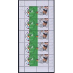 2002 Germania "Calcio Campionati del Mondo" Emissione Congiunta con n° 2701/2702 -   Minifoglio di 5 coppie,  MNH**