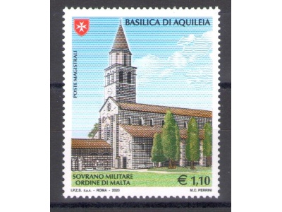 2020 SMOM - Basilica di Aquileia -- Emissione Congiunta con Italia e Vaticano , MNH**