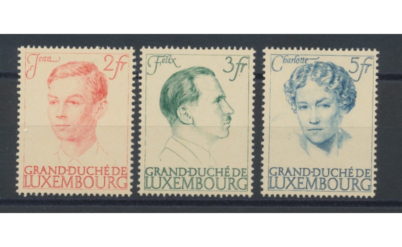 1939 Lussemburgo - 20° Anniversario Gran Duchessa Carlotta , n°324/29 , MNH**