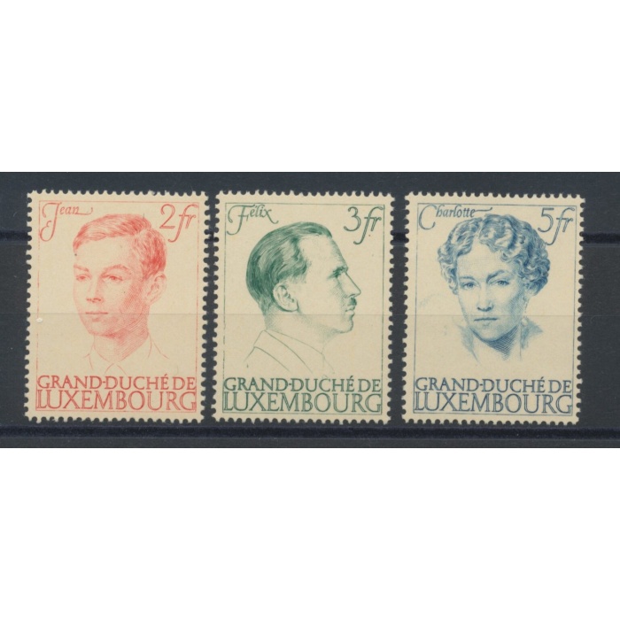 1939 Lussemburgo - 20° Anniversario Gran Duchessa Carlotta , n°324/29 , MNH**