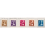 1933 LUSSEMBURGO - Caritas Enrico VII° - n° 244/248  5 valori MNH**