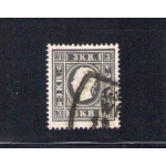 1858 Austria, Effige Imperatore Francesco Giuseppe I , n° 7 - 3 Kreuzer nero , Usato