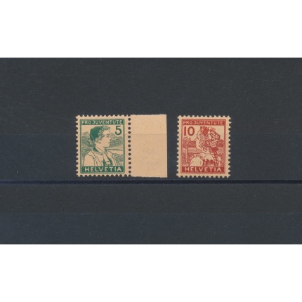 1915 SVIZZERA,  Pro Juventute , n° 149/50 - 2 valori , MNH**