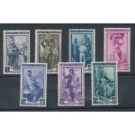1955 Italia - Repubblica , Italia al Lavoro filigrana stelle , 7 valori , n° 754- 60 , MNH** - Ottima centratura