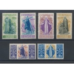 1948 Italia - Repubblica, Santa Caterina da Siena , 6 valori , n° 574/77 + Aerea 146/47 , MNH**