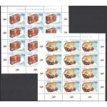 2004 Italia - Repubblica , Minifoglio Europa Unita - Le Vacanze  , Catalogo Sassone n° 11-12 , MNH**