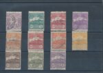 1903 SAN MARINO, n° 34/44 , Cifra o Veduta , 11 valori - Usati