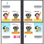 2021 Italia, Mafalda, chiudilettera e Codice a Barre, MNH**