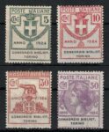 1924 Italia, Enti Parastatali,  # 30/33 Consorzio Bibblioteche Torino, MNH**