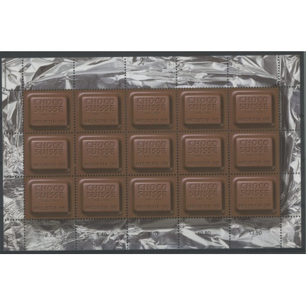 2001 SVIZZERA - Minifoglio Cioccolato - n. 1689 - MNH**