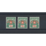1927 SVIZZERA - Franchigia - n° 11B/13B - senza numero di controllo - MNH**