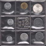 1976 Repubblica di San Marino, Monete Divisionali ,FDC con 500 lire in argento