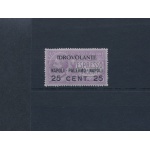 1917 Regno di Italia , Posta Aerea n. 2 , 25 cent su 40 violetto , MNH** - centratura ottima