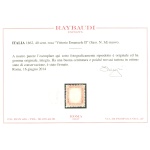 1862 Regno di Italia , N° 3d ,  40 cent rosa , Centratura Buona , MNH** - Certificato Raybaudi