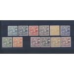 1931-39 CURACAO - Posta Aerea -  n. 4/15 - Mercure - serie di 13 valori (mancante 13) MNH**