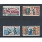 1963-64-71 ANDORRA FRANCESE,  n° 166/70 - Avvenimenti Storici - 4 valori - (Serie non completa manca il n. 166) MNH**