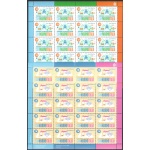 2015 SAN MARINO, EMISSIONE CONGIUNTA CON ITALIA , n° 2495/96 , PARCO SCIENTIFICO , 2 valori - Minifogli di 20 serie , MNH**