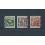 1924  AUSTRIA,  n. 326 - 327 - 328  Pro Artisti Poveri - Serie non completa -  MNH**