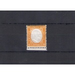 1862 Regno d'Italia, n. 4 - 80 cent giallo arancio , Effige Vittorio Emanuele II , MNH** - Buona Centratura - Bordino in basso