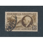 1939 ALBANIA, Occupazione Italiana, Effige di Vittorio Emanuele III, Usato