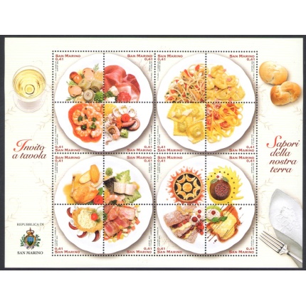 2003 San Marino, I Sapori della Nostra Terra - La Cucina , BF 80- MNH**